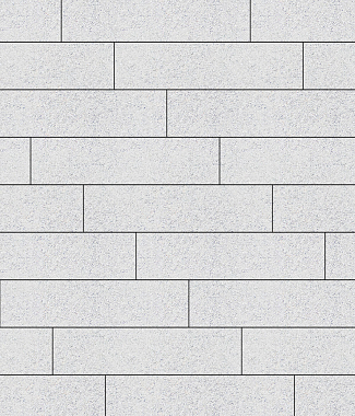 Тротуарная плитка ПРЯМОУГОЛЬНИК - Стандарт Белый